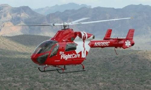 helicóptero ambulancia