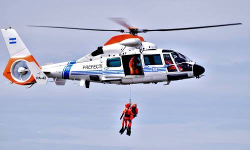 helicóptero de salvamento marítimo